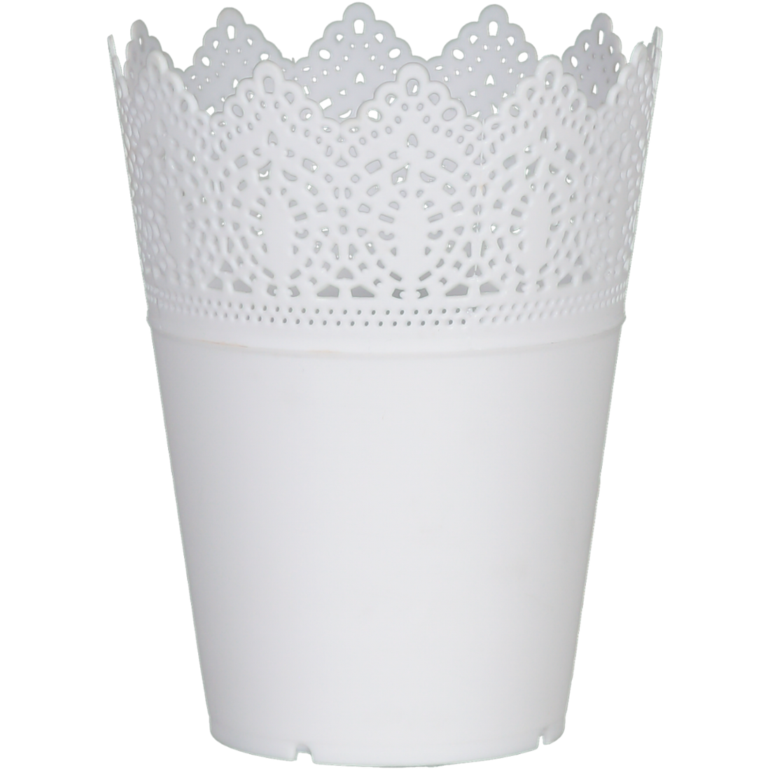 Round Planter White