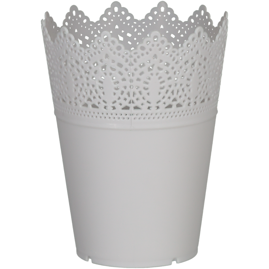 Round Planter White