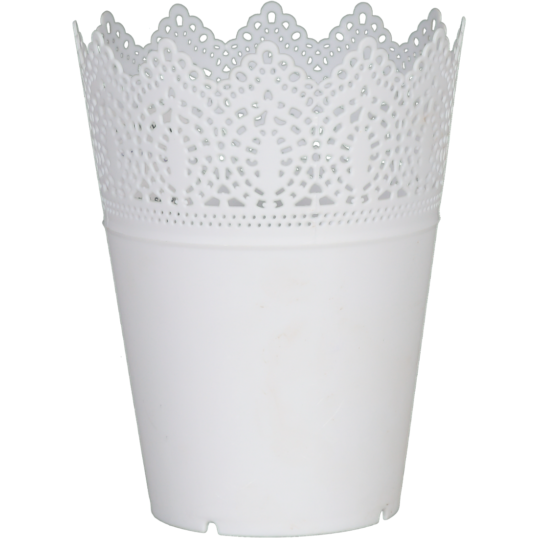 Round Planter White