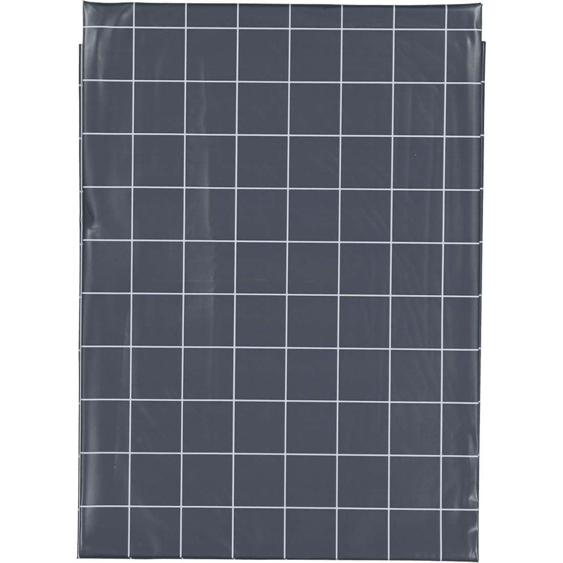 Charcoal Check Printed Tablecloth