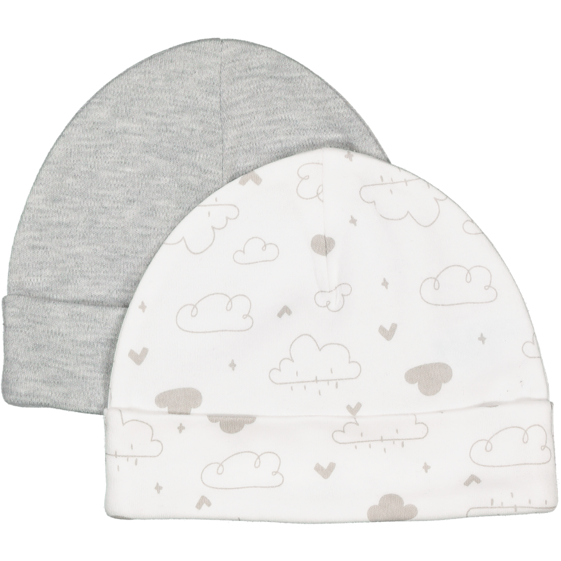 Newborn Plain Hat 2 Pack