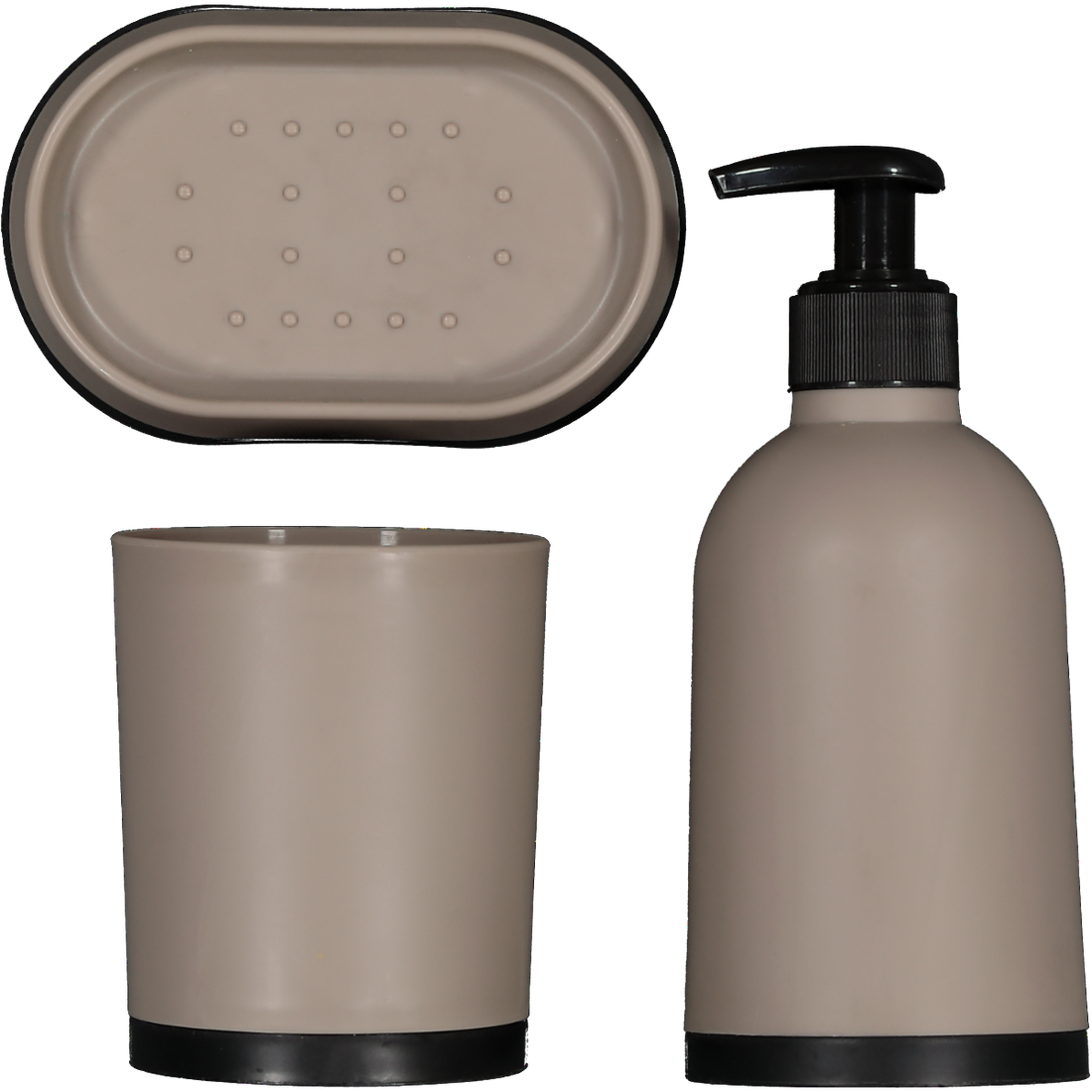 Soap Holder And Dispenser Set