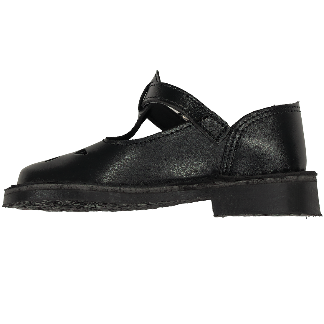 Pregirls Synthetic Stitchdown School Shoe