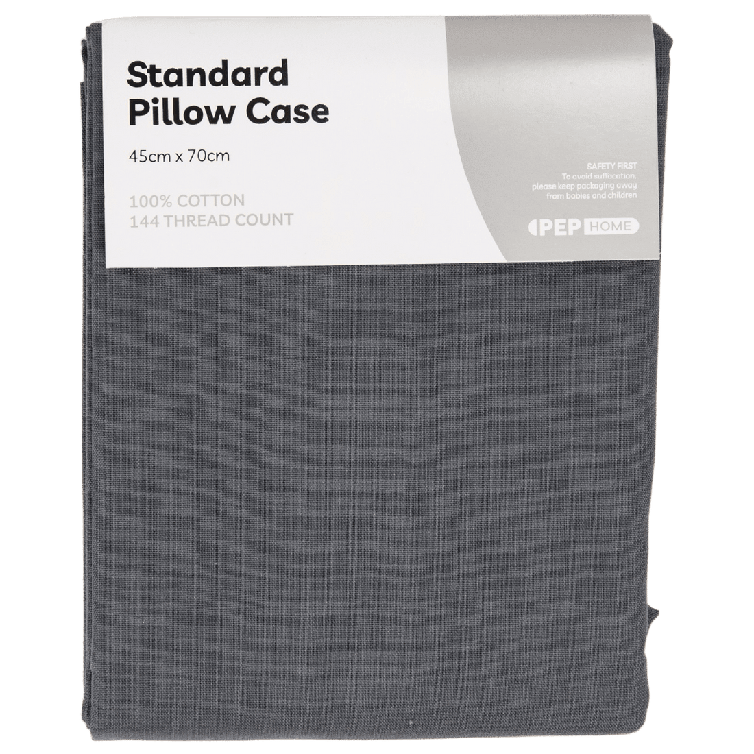 Cotton Pillowcase Charcoal