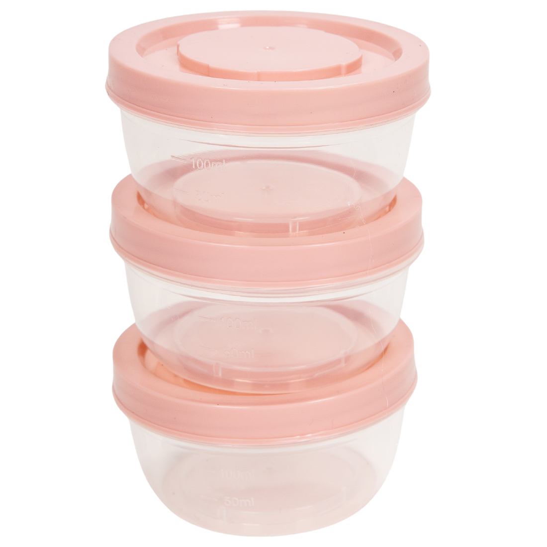 3 Pack Round Container