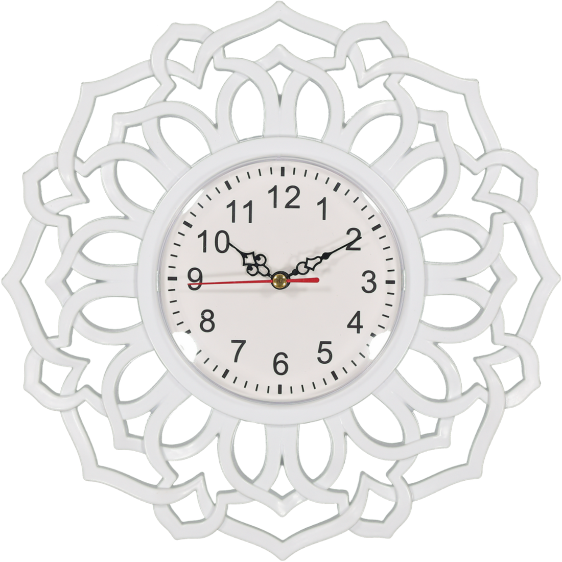 White Shaped Clock