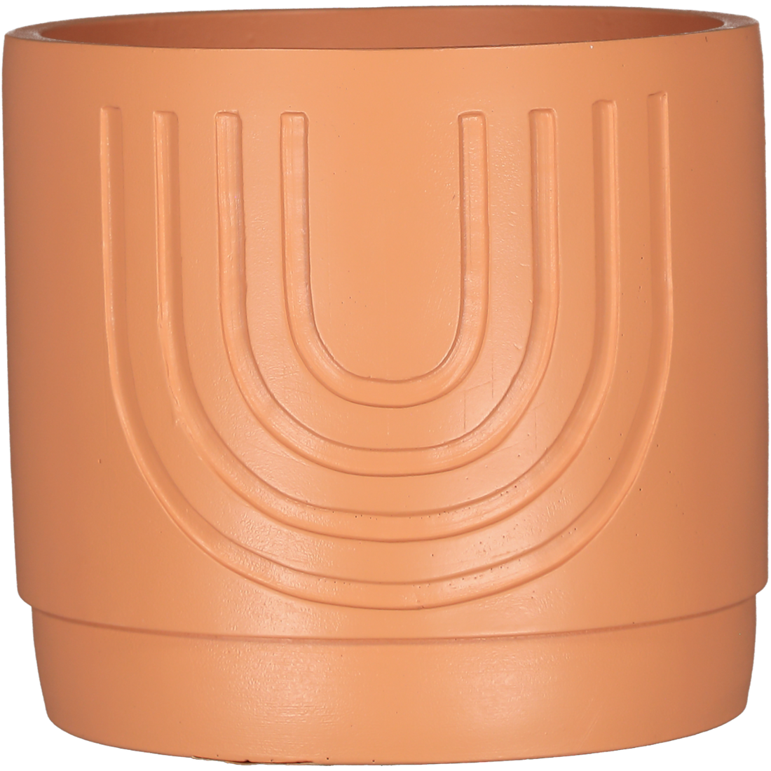 Terracotta Rainbow Curve Pot