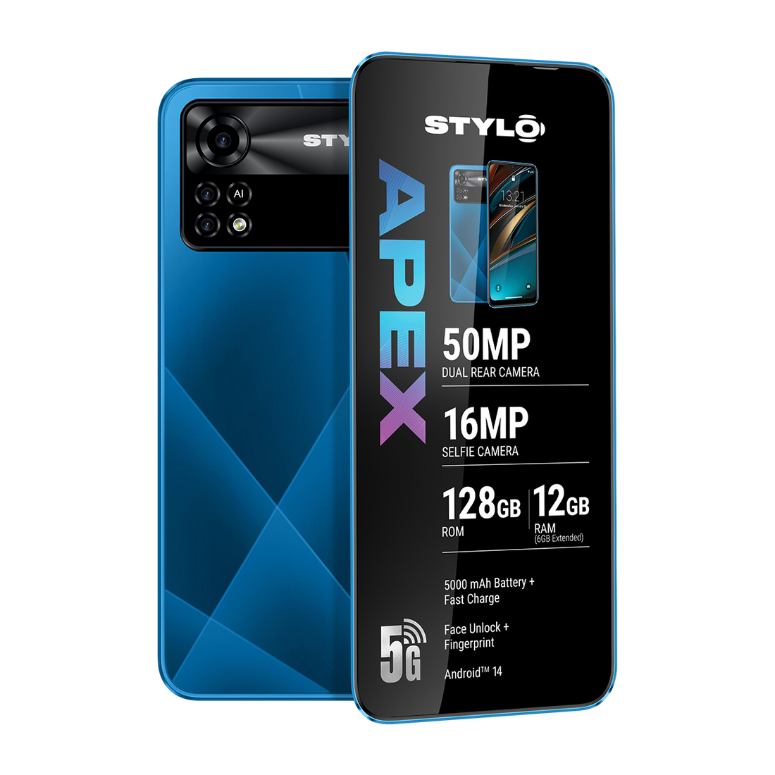 Stylo Apex 5G 128GB Ocean Blue