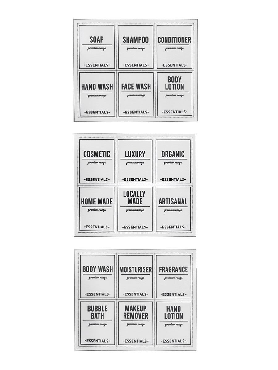 Luxury Storage Labels