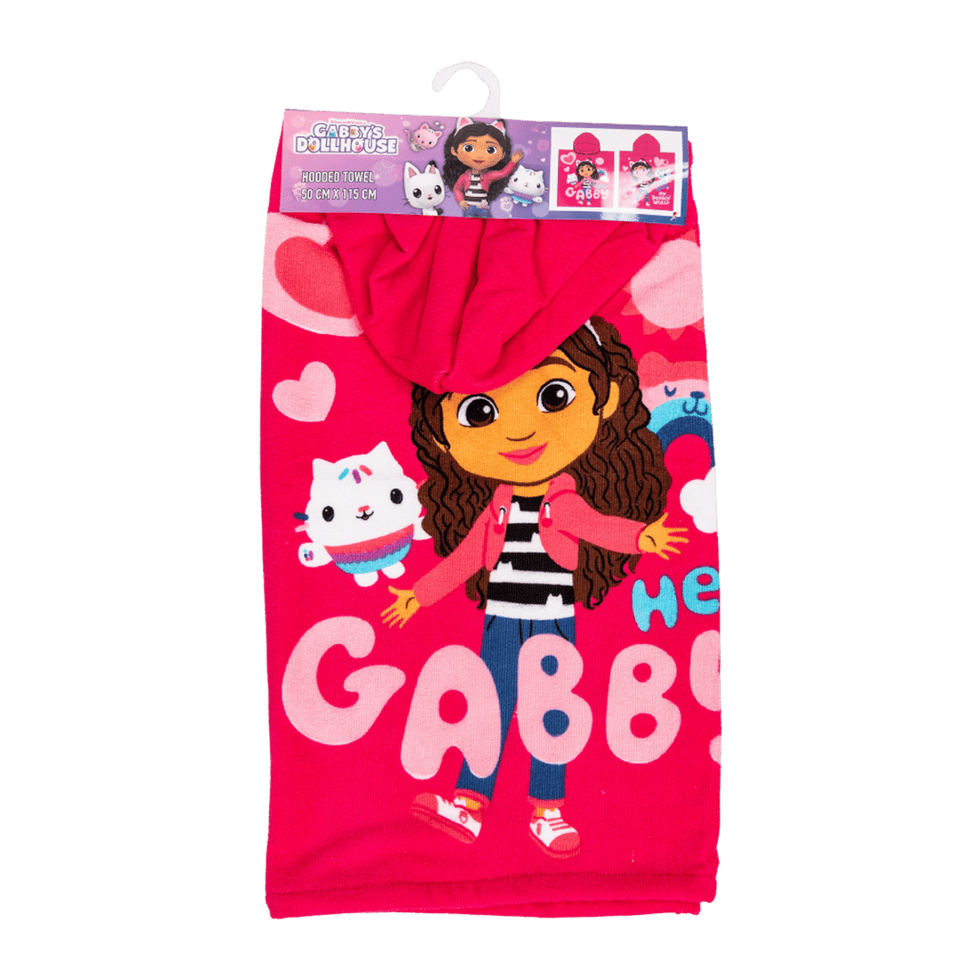 Gabby Dollhouse Hooded Towel