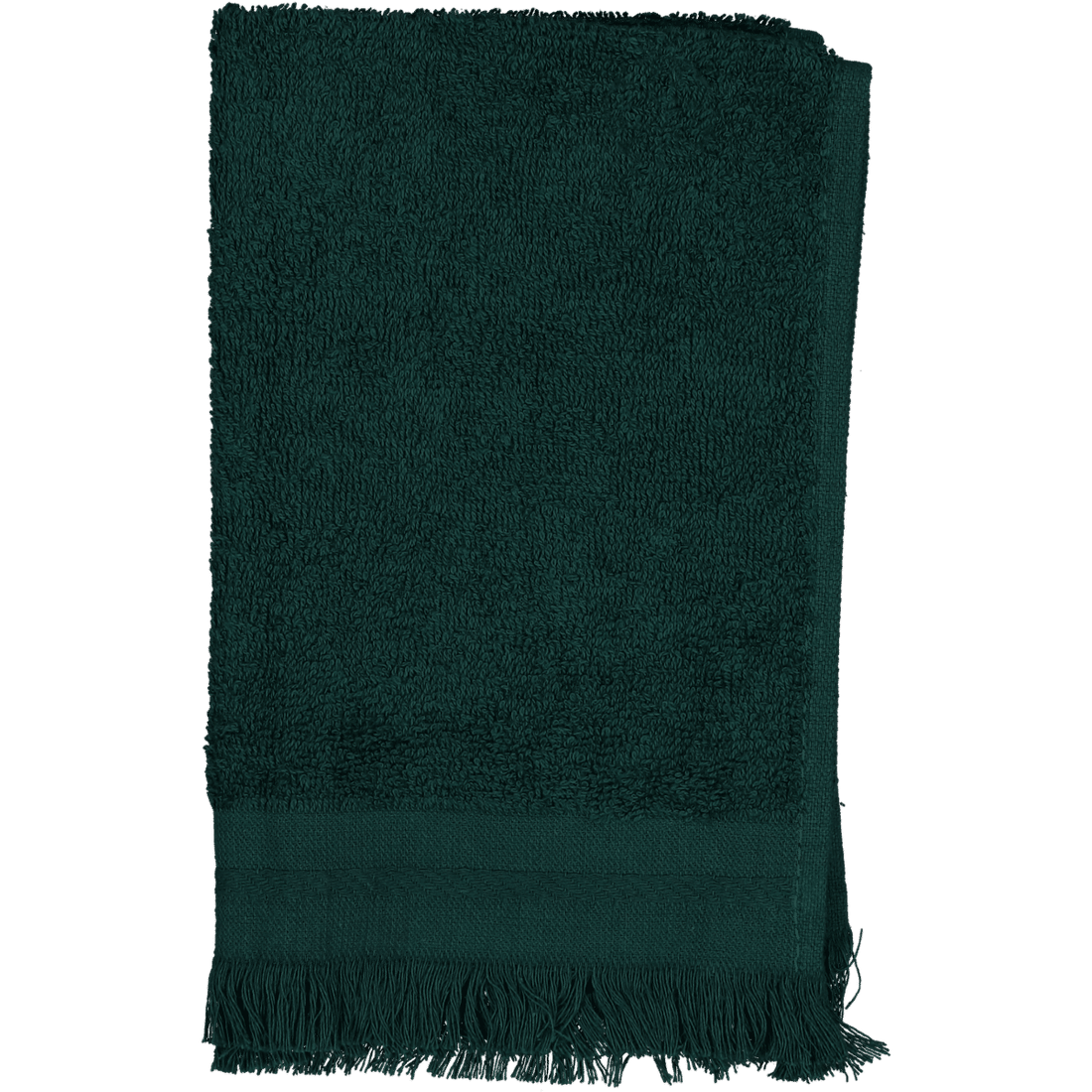 Fringe Guest Towel Green