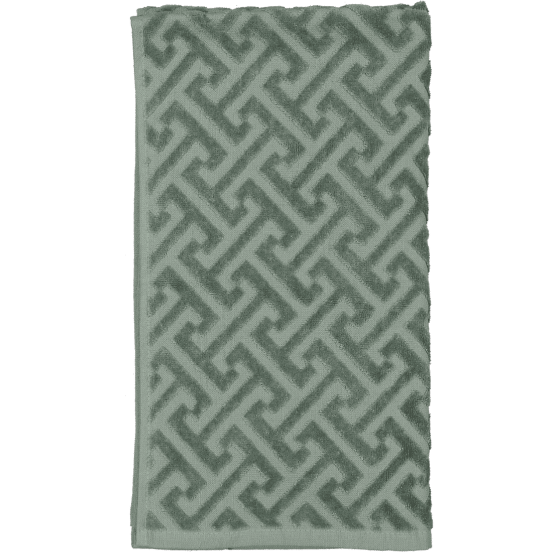 Velour Jacquard Hand Towel