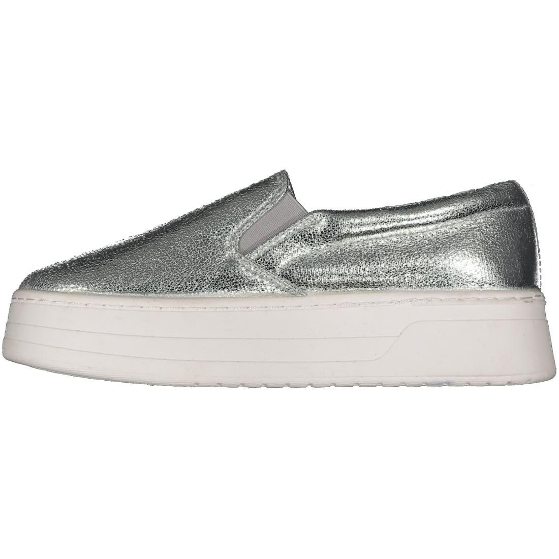 Metallic Slip-On Sneakers