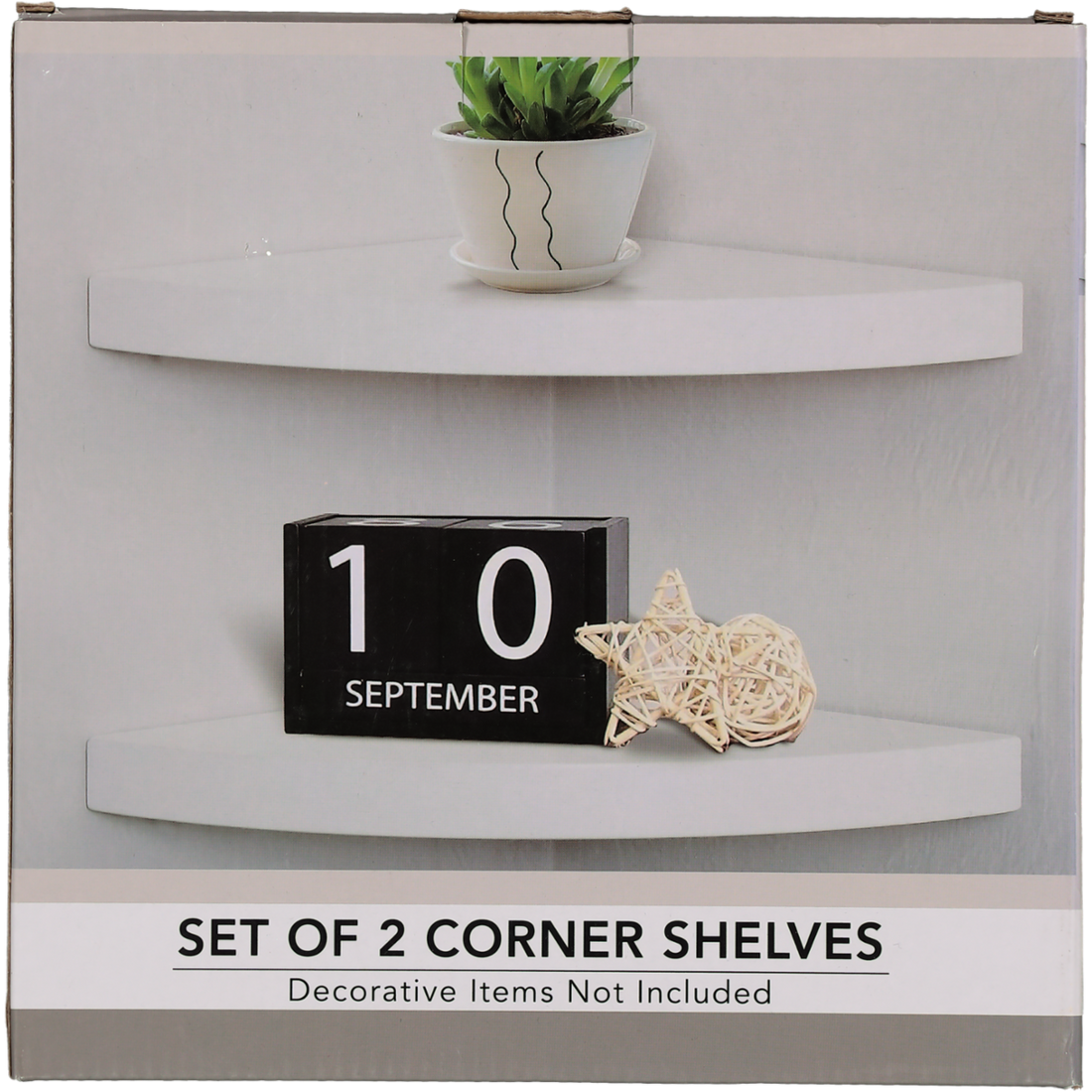 Set Of 2 Corner Shelves