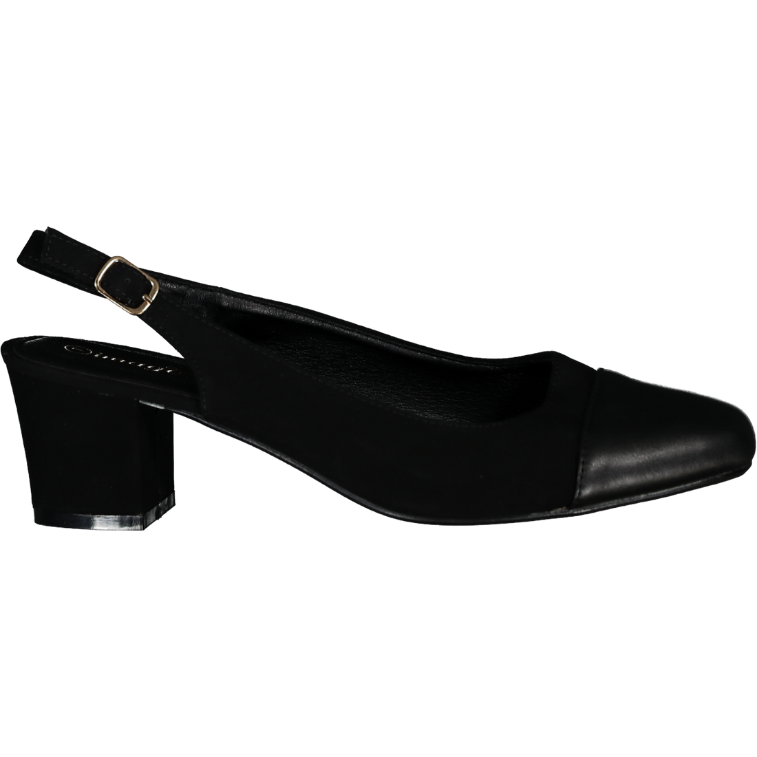 Slingback Block Heel Pumps