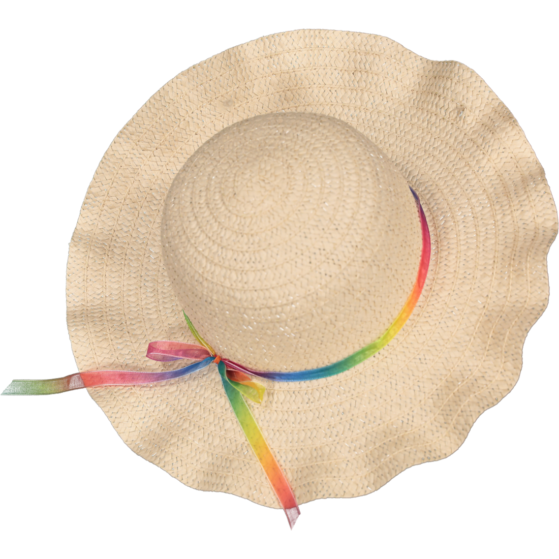 Baby Girls Straw Hat Rainbow