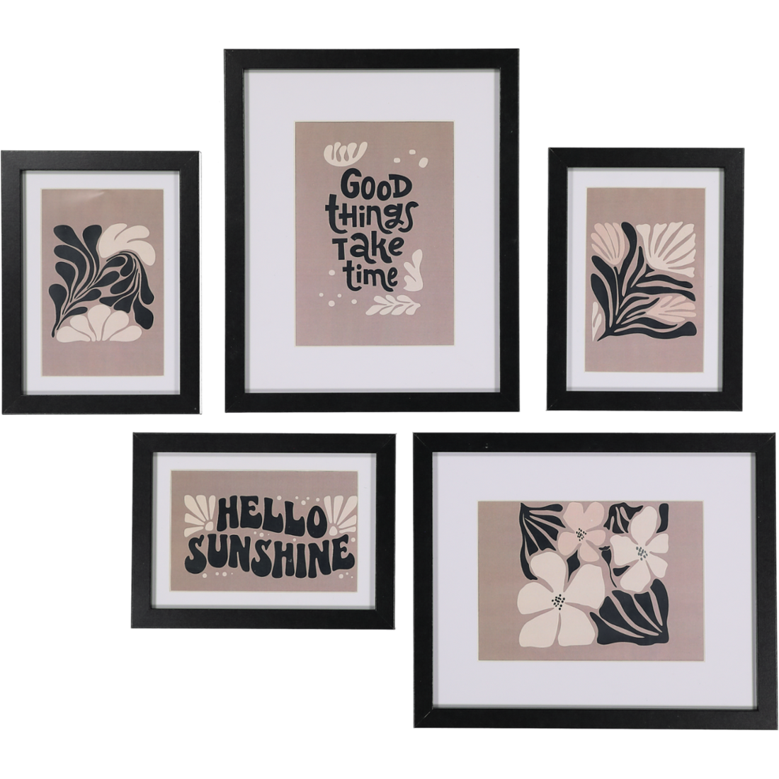 5 Piece Gallery Pack Frames