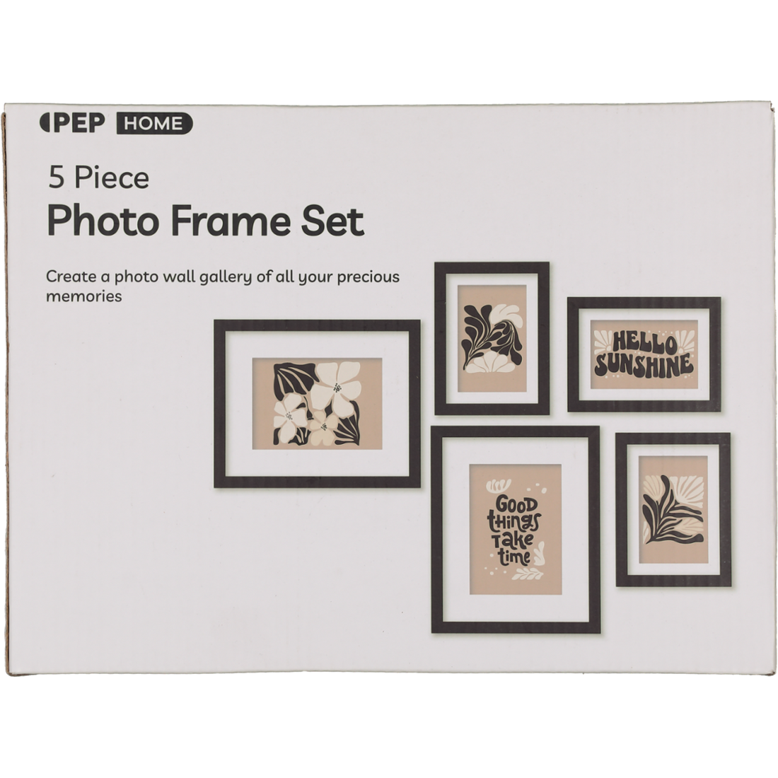 5 Piece Gallery Pack Frames