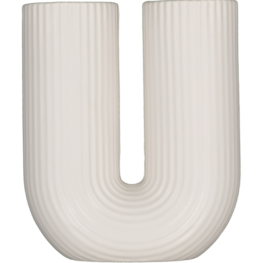 U-Shape Ceramic Vase