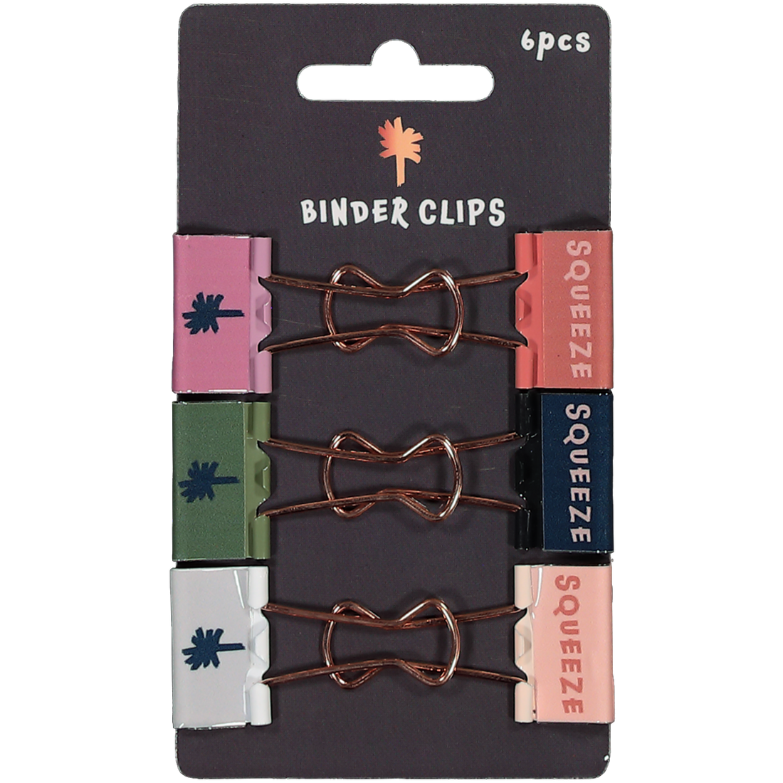 Binder Clip Set 6 Piece