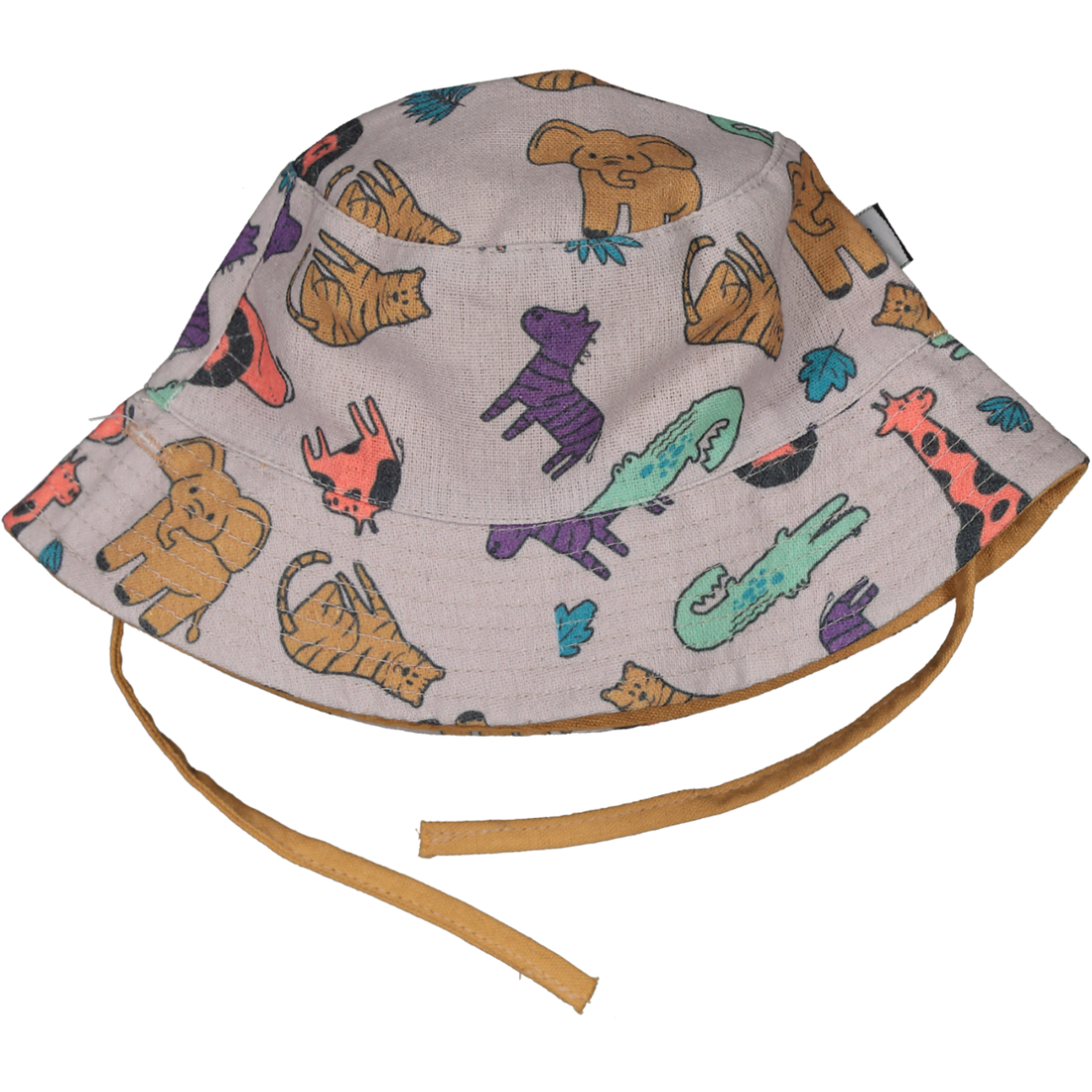 Baby Boys Reversible Bucket Hat Zoo