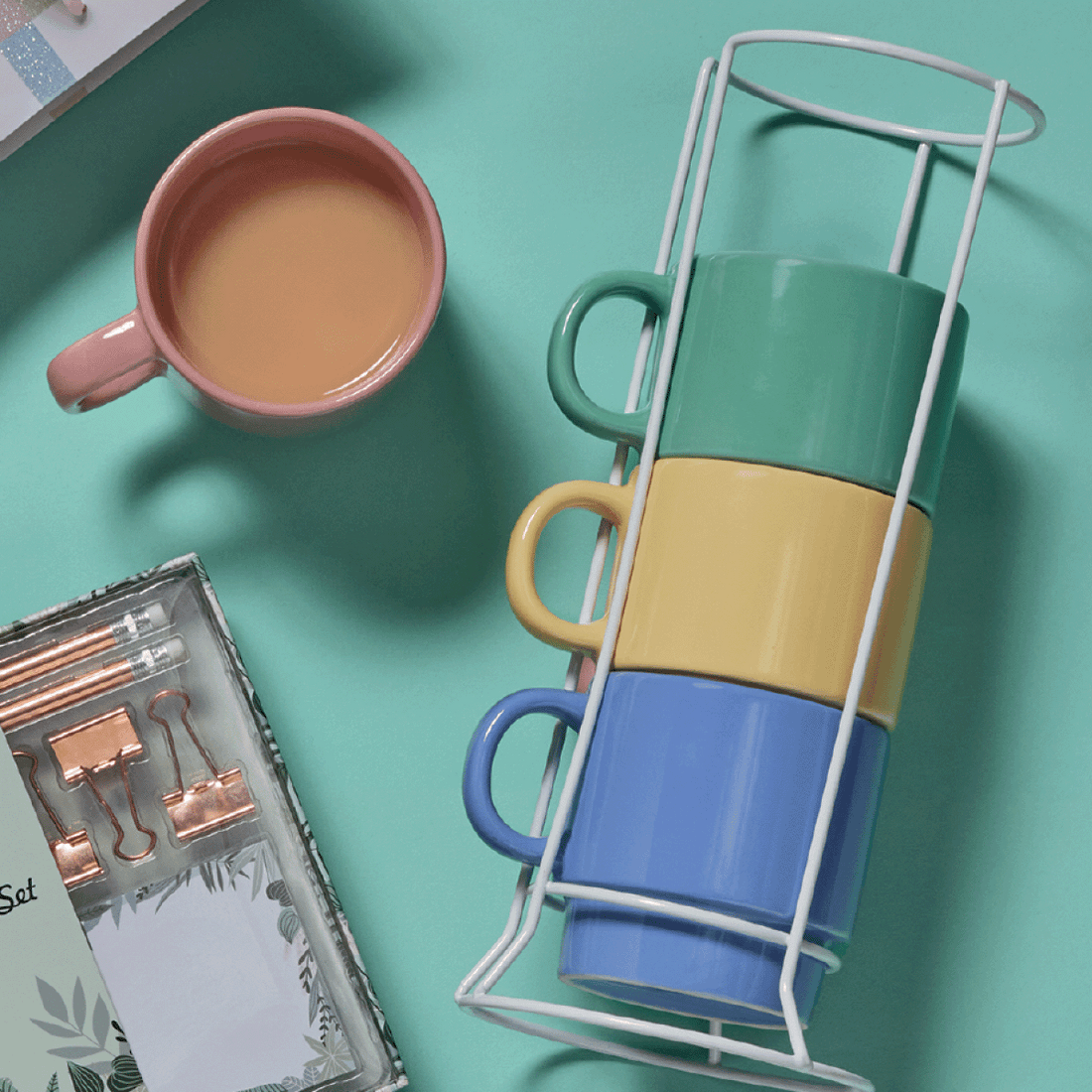 Stacking Mugs With Stand