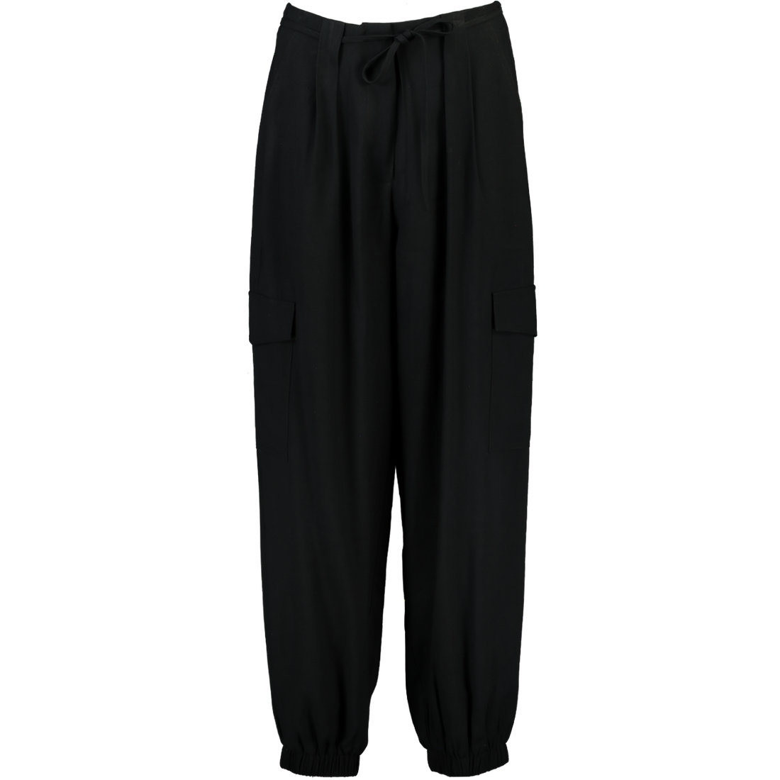 Drawstring Black Pants