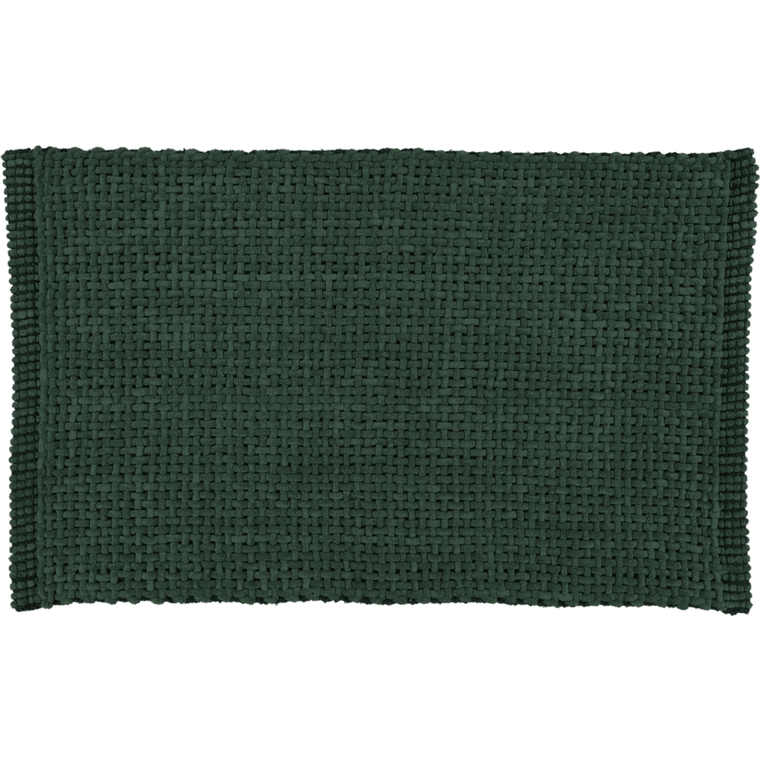 Braided Bath Mat Green