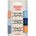 6-Piece Binder Clip Set