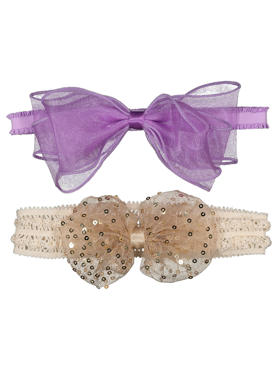 Baby Girls 2 Pack Headbands Glam