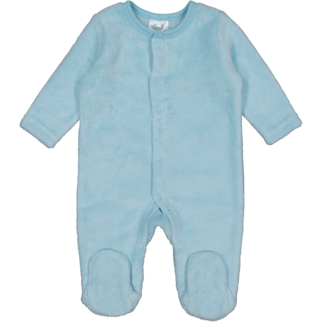 Coral Fleece Babygrow