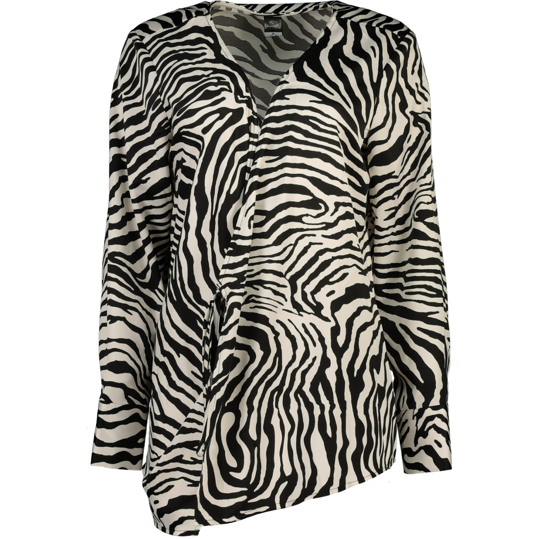 Zebra Print Smart Blouse