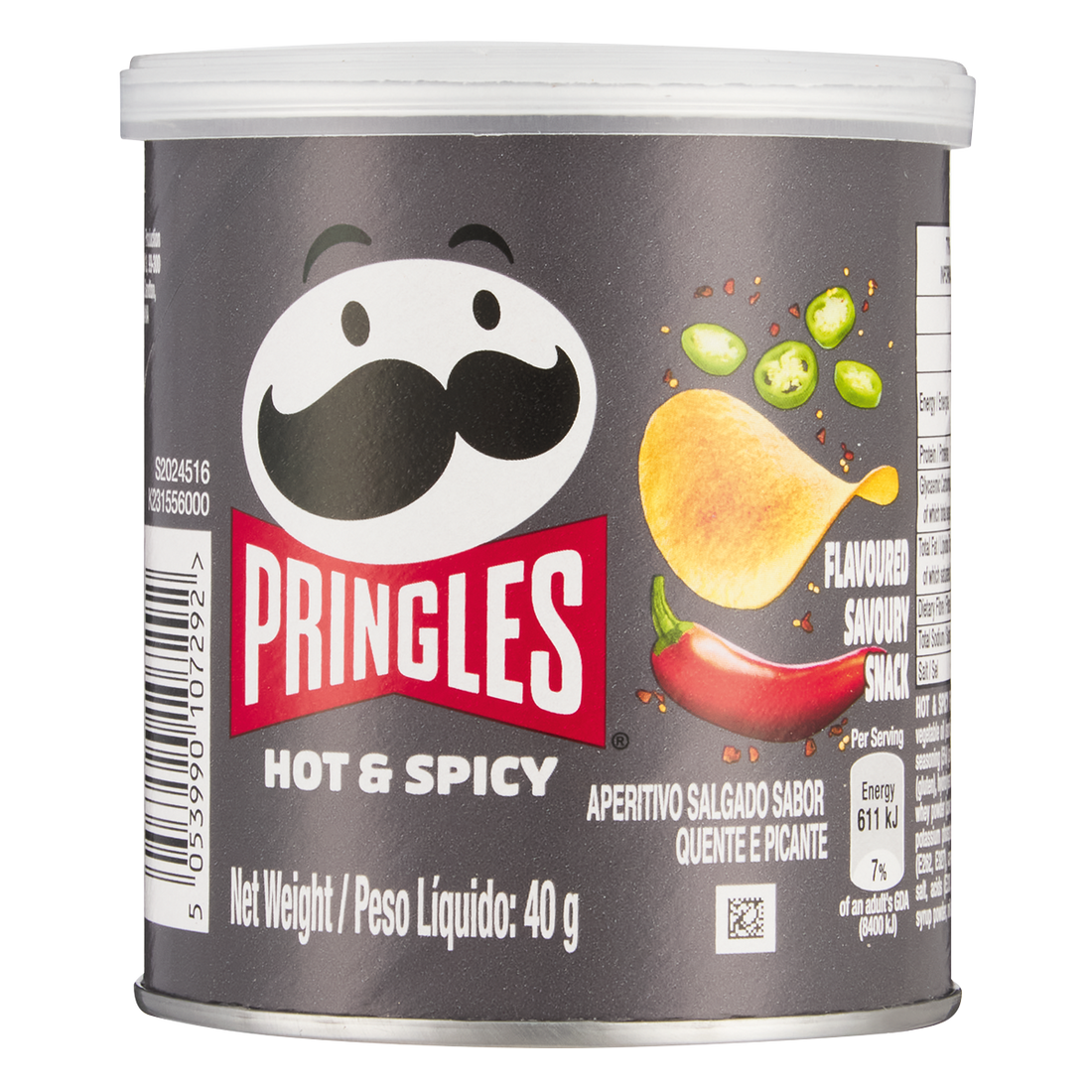 PRINGLES HOT &amp; SPICY 40GR