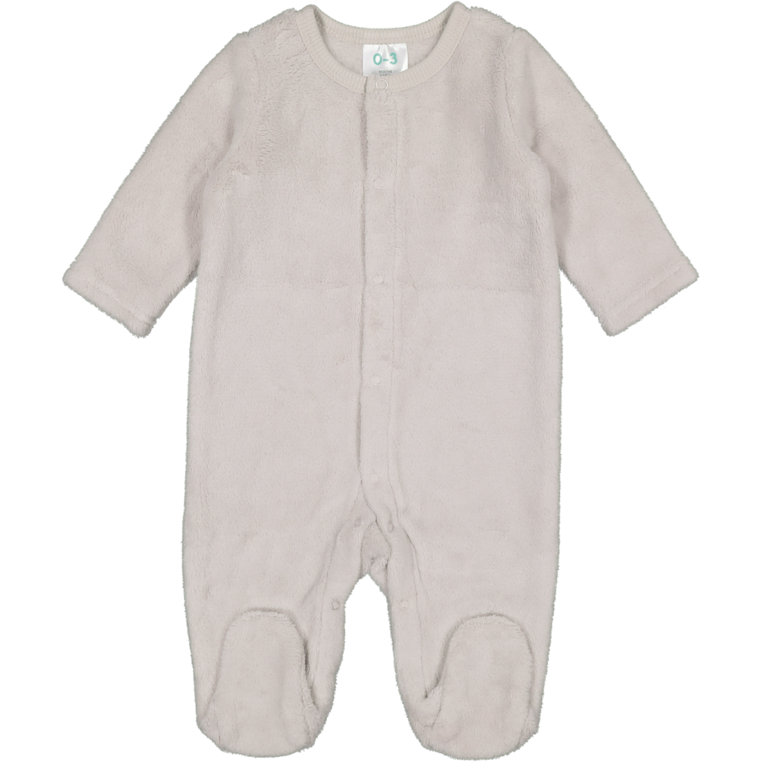 Coral Fleece Babygrow