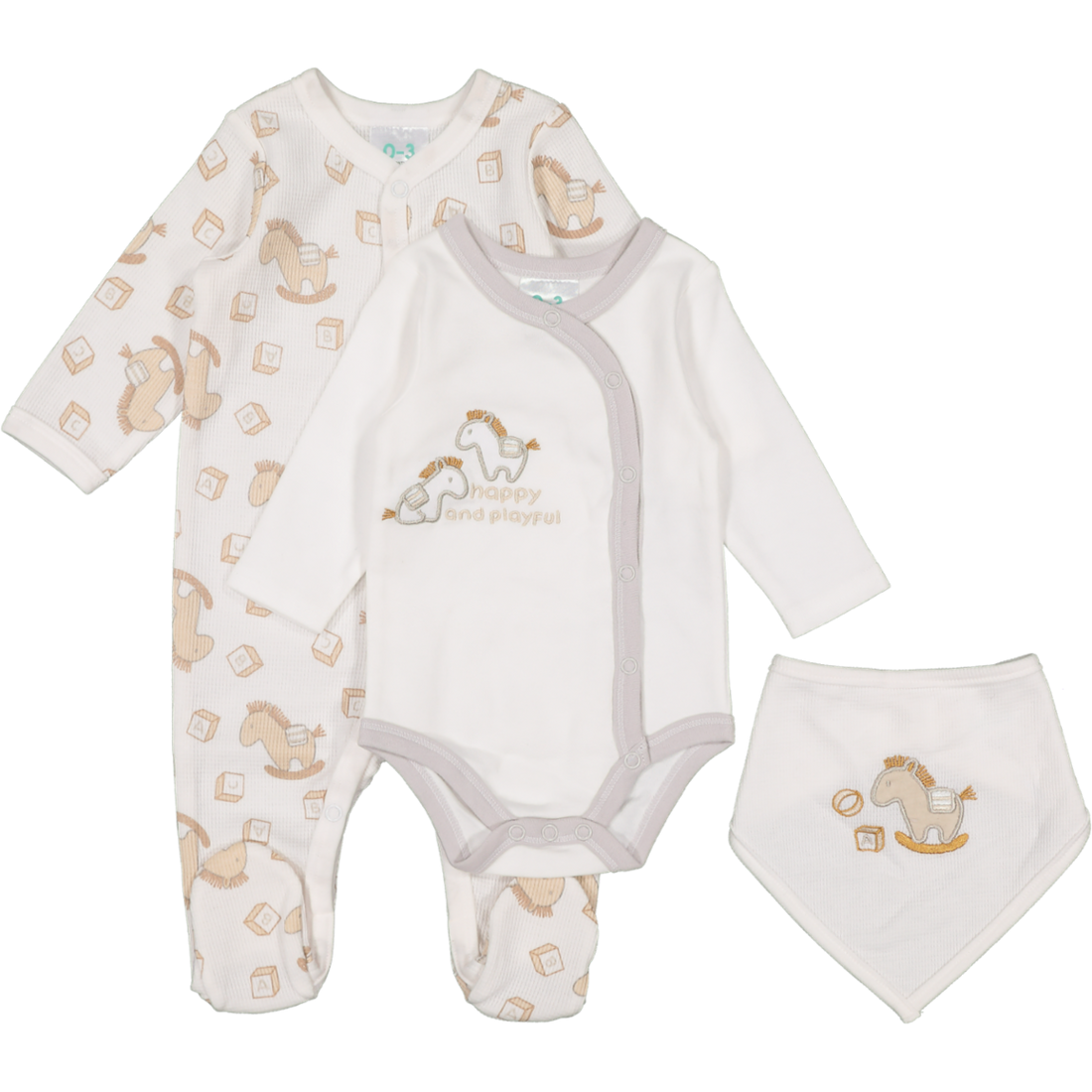 Babygrow And Bodyvest Set