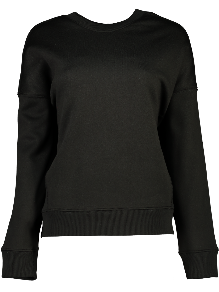 Plain Black Pullover Track Top