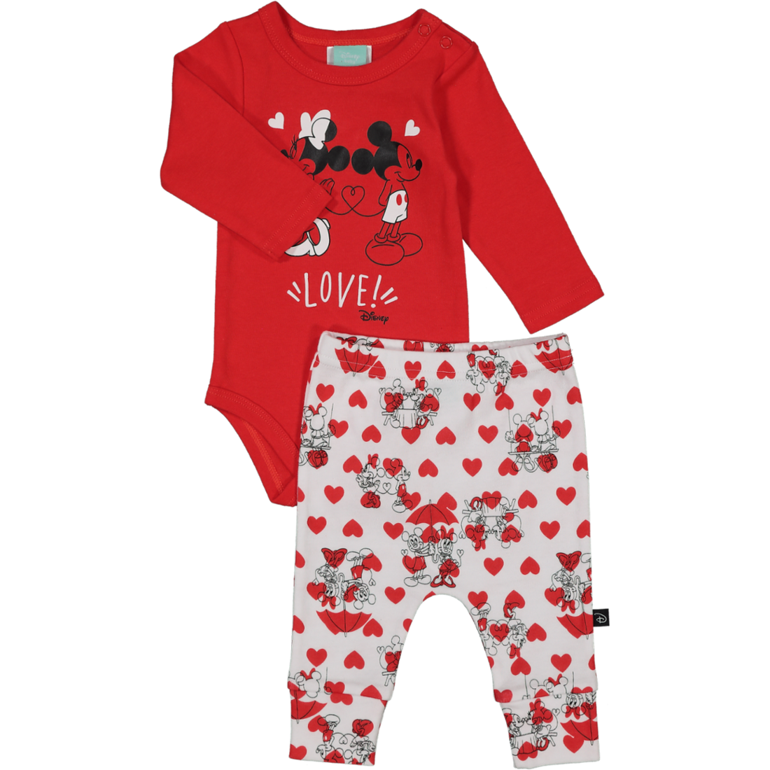 Minnie & Mickey Mouse 2 Piece Set