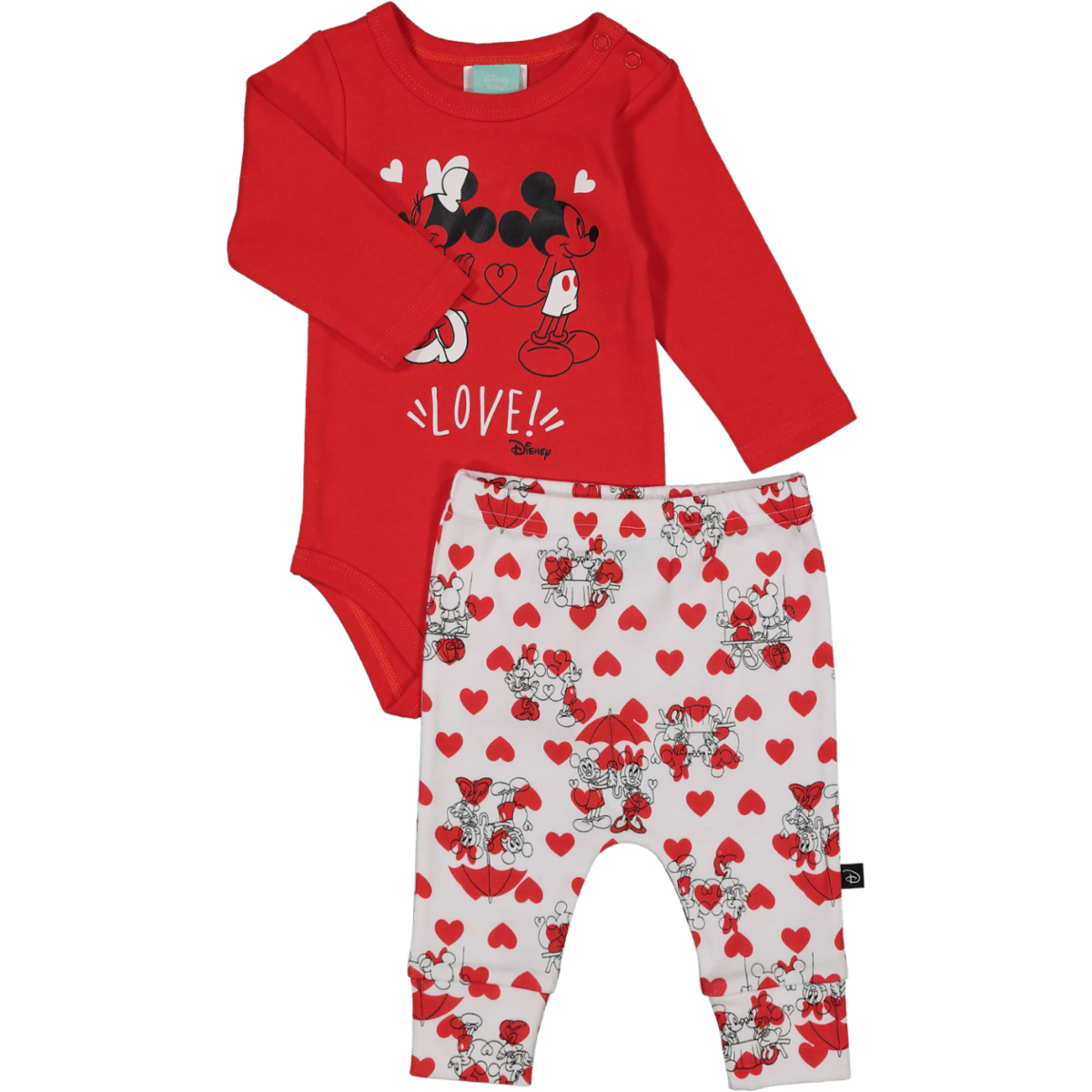 Minnie &amp; Mickey Mouse 2 Piece Set