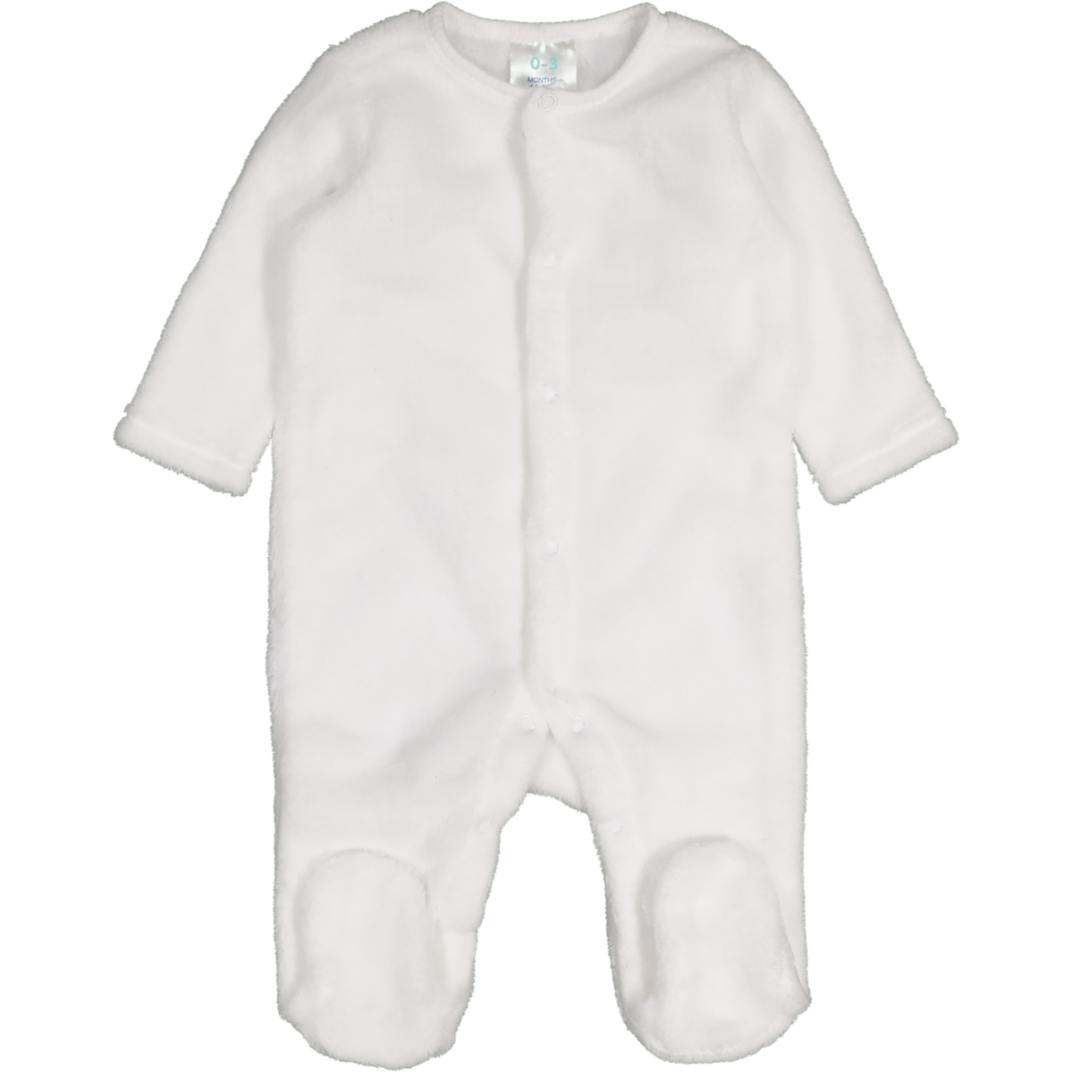 Coral Fleece Babygrow