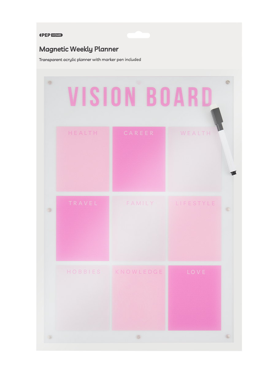 Acrylic Calendar Vision Board