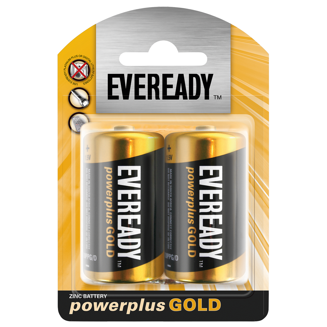 Eveready Power Plus Gold D's